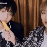 수빈이랑 우마이봉 먹방찍기 VS 연준이랑 <b>라죽</b> 먹방하기 추반 하자