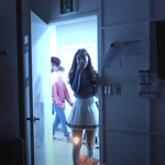 오마이걸 아린 뮤직뱅크 막방 비하인드에서 투바투 수빈ㅋㅋㅋㅋㅋㅋ