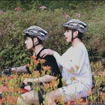 [드루와] 뷔 정국 바이크 타는거...ㄹㅇ