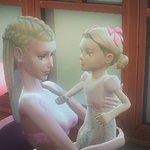 <b>심즈</b>에서 개말라 아기 만들어봄