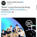 방탄 favorite <b>pop</b> song 버터 수상
