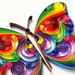 <b>돌돌</b> 말아서 완성한 페이퍼 아트