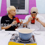 [아스트로] 매운라면 먹고 허세부리는 진진 엠제이