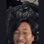 지옥 필터 적용한 지옥 배우들