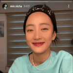 오랜만에 앞머리 깐 <b>민니</b>