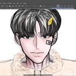 나 그림 <b>발전</b> 한 번만 봐줘!..(얼굴만)