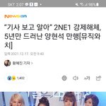 <b>2ne1</b> 멤버들 해체 기사로 알았대
