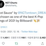 [NCT드림] 2021 빌보드가 선정한 최고의 k-<b>pop</b> 노래 중...