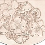 [가죽공예] 가죽 공예-플라워 <b>카빙</b>(레더 <b>카빙</b>)