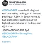 설강화 2화 <b>시청</b>률 1위한줄 알고 신난 외국팬들