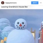 <b>동숲</b> 눈사람 개귀여워