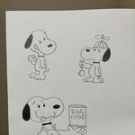 [댓글부탁해] 스누피 따라 그려봤어