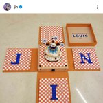 [방탄소년단] 햄찌가 뷔통 200주년 레고 케이크를 받앗슴미다