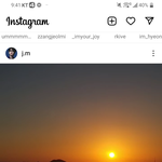 지민이 인스타 감성 없는듯 하면서도 있는거 같아