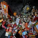 할머니와 여아 숨진 교통사고 현장 추모 발길 이어져