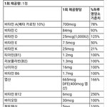 비타민<b>함량</b> 봐주세요!