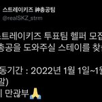 [스키즈] ‼️투표팀 단기간 <b>헬퍼</b> 모집‼️