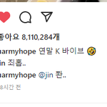 <b>생존</b>신고한 방탄 김석진...