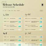 [방탄소년단] 발매 <b>일정표</b>가 있다....?