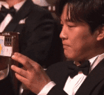 프라우드먼 축하공연 보는 배우들 리액션