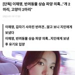 [단독] 이채영, <b>반려동물</b> 상습 파양 의혹..."개 2마리, 고양이...