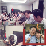 <b>이재명</b>, 성남 마피아<b>파</b>와 회식 사진