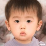 [신기하다] 맹구하고 유리 얼굴 <b>실사</b>화 된 사진을 스노우 미래 2세에...