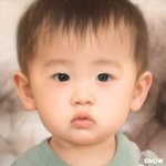 [신기하다] <b>훈이</b>하고 유리 얼굴 실사화 된 사진을 스노우 미래 2세에...