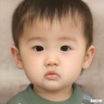 [신기하다] <b>훈이</b>하고 수지 얼굴 실사화 된 사진을 스노우 미래 2세에...