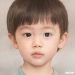 [신기하다] 정훈이하고 <b>민희</b> 얼굴 실사화 된 사진을 스노우 미래...