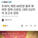 [트레저] 선주문 60만장이래!