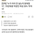어떤 여성이 애안낳는지까지 기사화^^