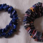 [가죽공예] 가죽 공예-팔찌(가죽 팔찌와 <b>원석</b> 팔찌)