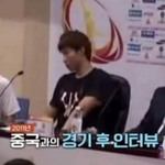 중국에서 인터뷰 당시 화낸 것을 후회하는 <b>허재</b>