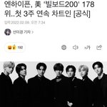 [엔하이픈] 빌보드 200 3주 <b>차트인</b>