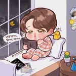 [방탄소년단] 지미니 <b>밤낮</b> 바껴있어서 오늘도 새벽반 할꺼같은데