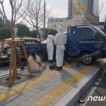 승용차·<b>트럭</b>·버스 3중충돌 10대등 14명 부상