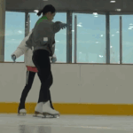피겨스케이트화를 신은 이상화