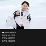 최<b>민정</b> 선수가 받게될 포상금