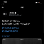 [모두드루와] <공식>엔믹스 <b>팬덤이름</b> : 엔써‼️