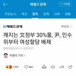 [드루와] 윤석열 내각 여성할당 <b>배제</b>