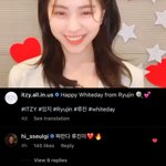 헐 슬기 또 <b>류진</b>한테 댓글 닮