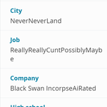 Possibly , NOT WITH <b>THAT</b> RELATIONSHIP...