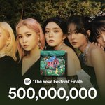 레드벨벳 스포티파이 5억뷰 달성!!