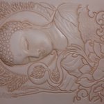 [가죽공예] 가죽 공예-피규어 3D카빙(<b>부처</b>님 가죽 입체조각)