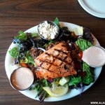 " Salmon steak and <b>New</b> York steak "