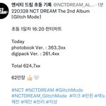 [NCT드림] 드림 <b>초동</b> 1일차 62만장 ㅊㅊ