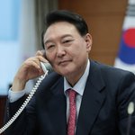 尹 당선인, 우크라 젤렌스키 대통령과 전화통화