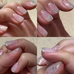 오늘 네일받고 왔는데.. 봐주세요