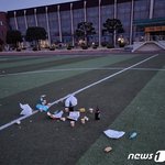 학교 운동장 연이은 '테러'에 <b>몸살</b>